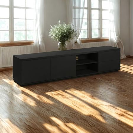 Mesa de TV Entity 85'' 200 cm Negro | Masiva Home