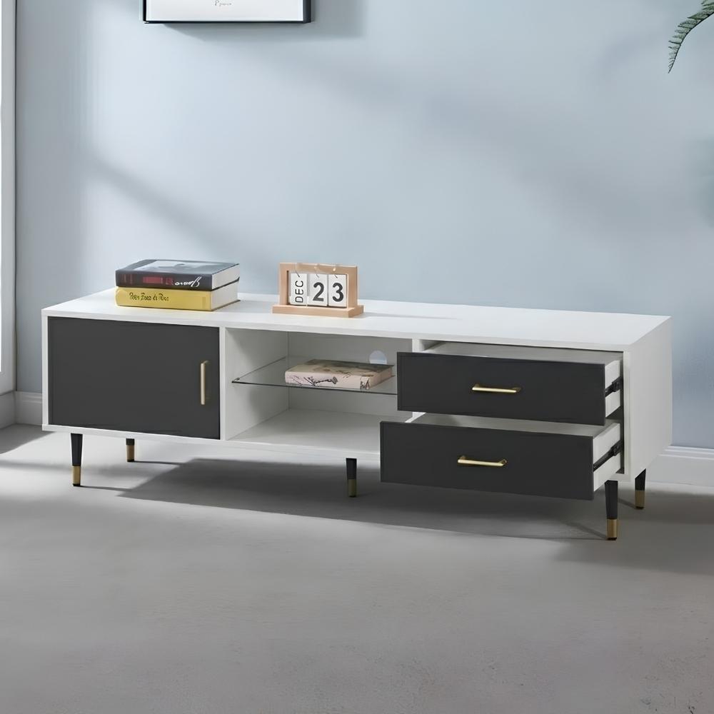 Mesa de TV Vinicius 65'' 150 cm Blanco | Masiva Home