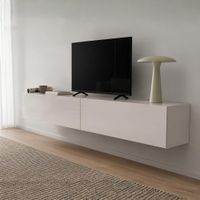 Mesa de TV Foreman 95'' 220 cm Blanco | Masiva Home