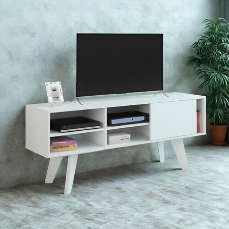 Mesa de TV Veronica 65'' 150 cm Blanco | Masiva Home