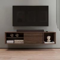 Mesa de TV Figueroa 70'' 160 cm Marron | Masiva Home