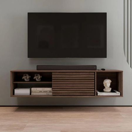 Mesa de TV Figueroa 70'' 160 cm Marron | Masiva Home