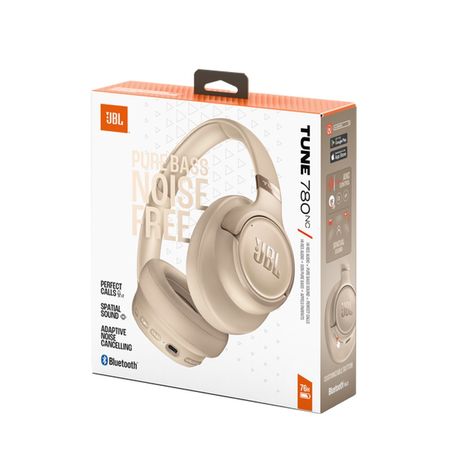 Audífonos JBL Tune 780NC ANC Bluetooth 6.0 Beige JBLT780NCBEGAM