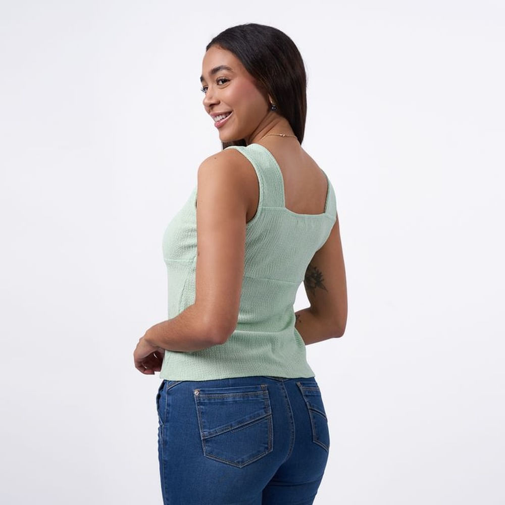 BLUSA JP24GIRIA FANTASIA L Verde