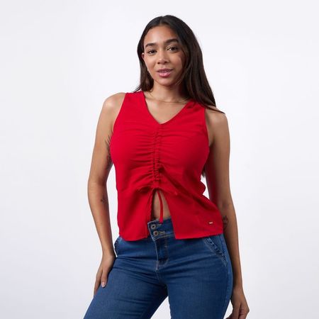 BLUSA KP24SENAYA FANTASIA L Rojo