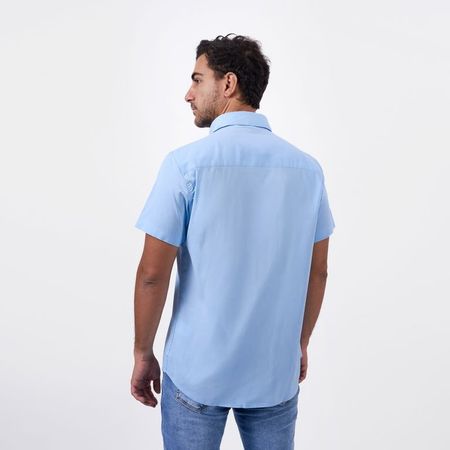 CAMISA LP26EROS-PA POPELINA S Celeste