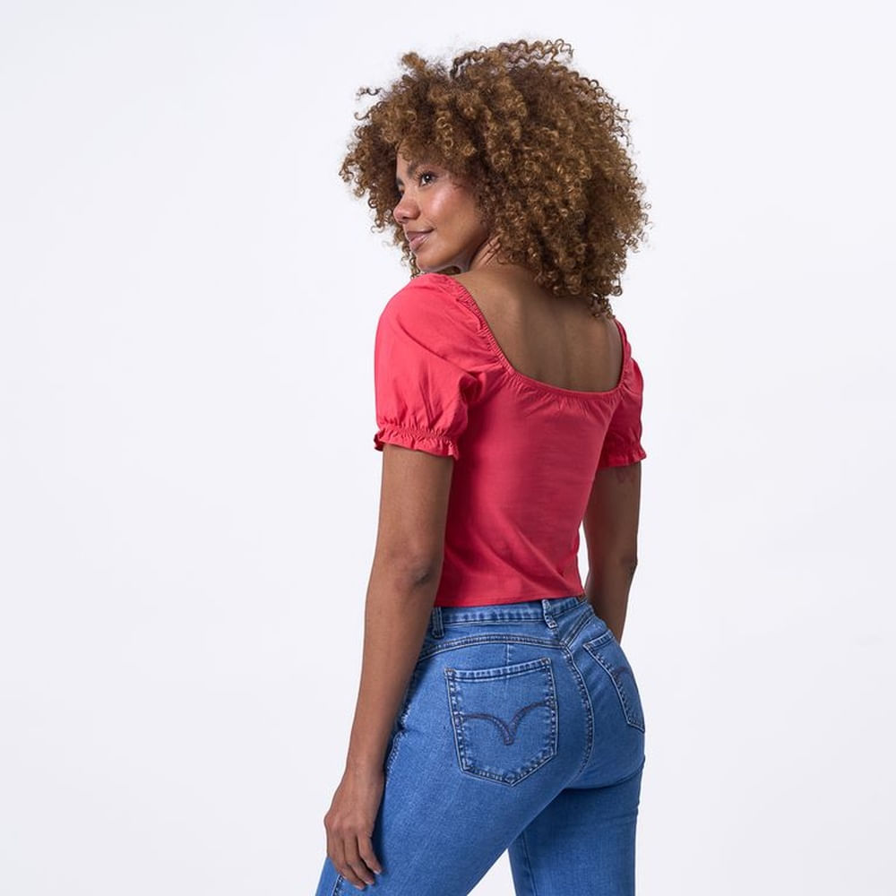 BLUSA IP24/NERISA POPELINA S Coral