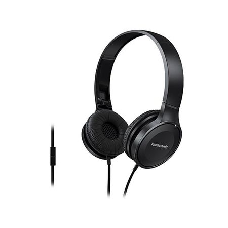 Audífonos Panasonic HF100M On Ear con Micrófono Jack 3.5 mm Plegables Negro