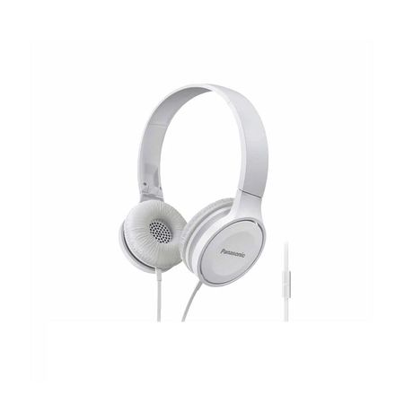 Audífonos Panasonic HF100M On Ear con Micrófono Jack 3.5 mm Plegables Blanco