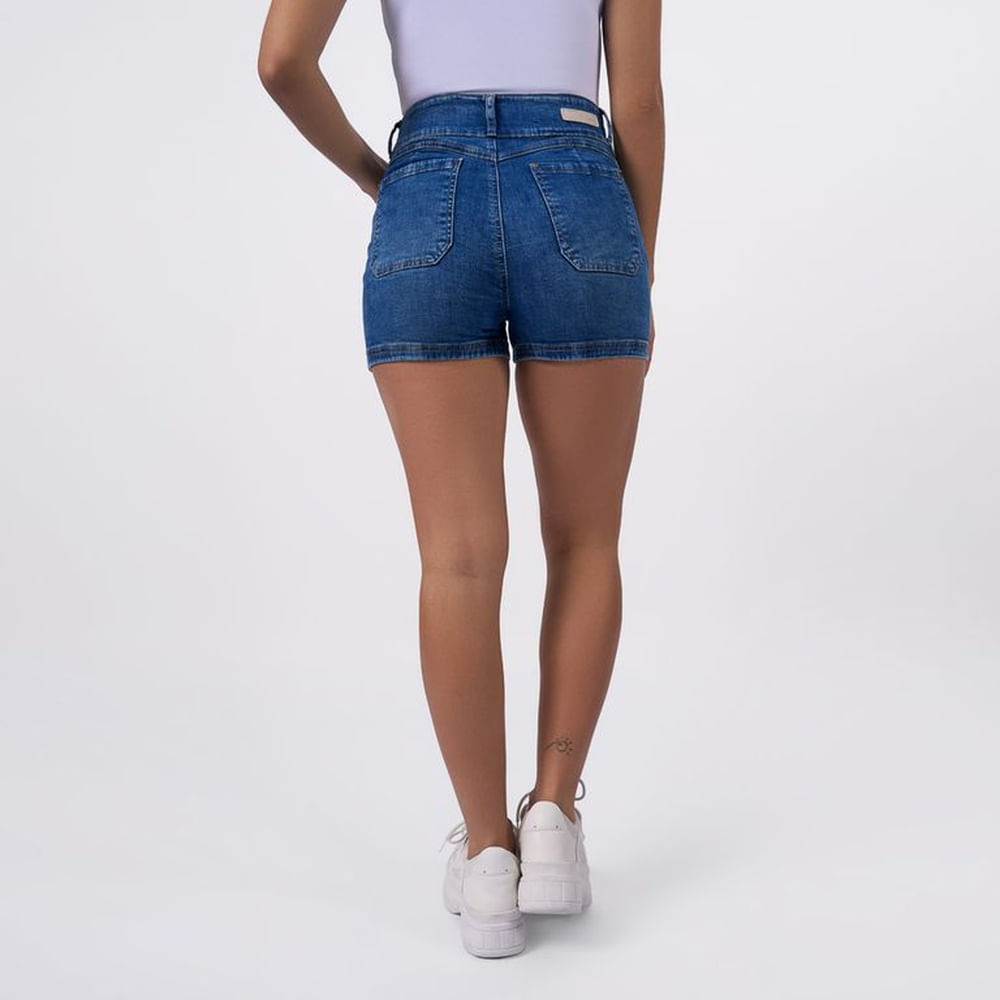 SHORT TAYSSIR MUJER - MALVIR DENIM CONFORT 30 Azul