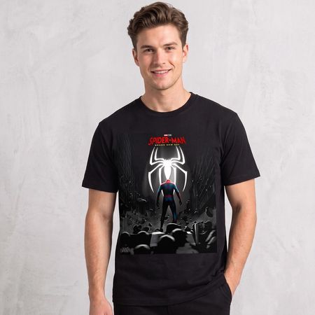 Polo Spider-Man Brand New Day Moda Casual Juvenil Color Negro Talla S