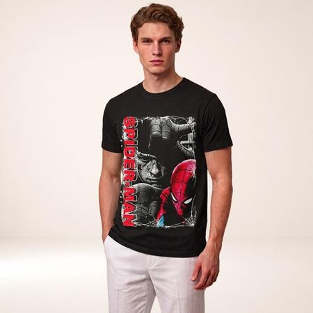 Polo Spider-Man Especial Brand New Day para Acampar Color Negro Talla L