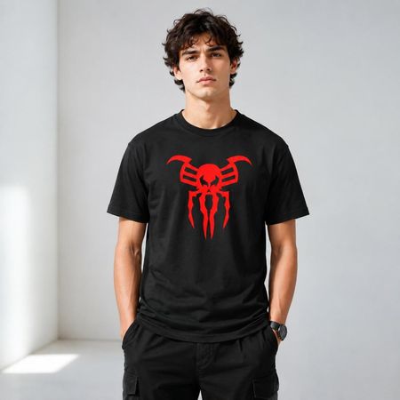 Polo Hombre Araña Street Style Brand New Day Color Negro Talla S
