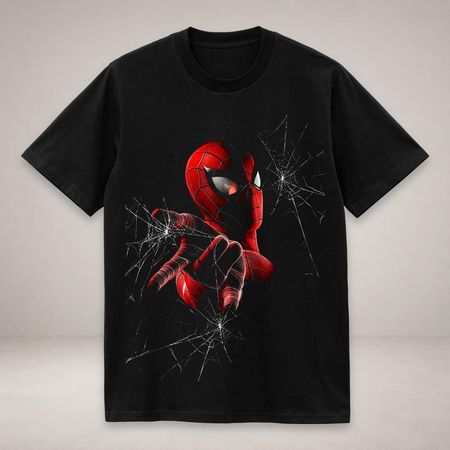 Polo Spider-Man Edicion Brand New Day Outfit Urbano Casual Color Negro Talla S