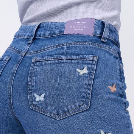 SHORT EI25GRETANIS DENIM STRECH 26 Azul Acero