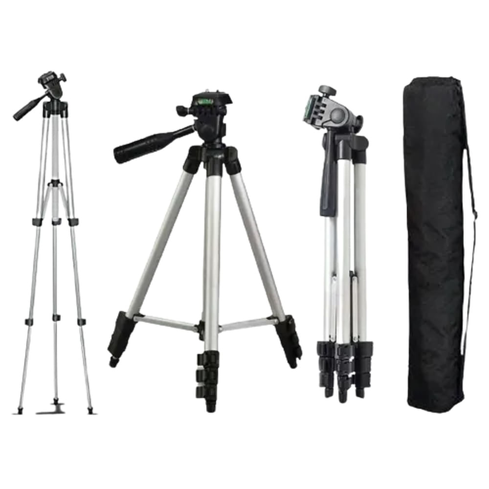 Trípode Profesional para Celular y Cámara Hasta 102 cm Multicolor
