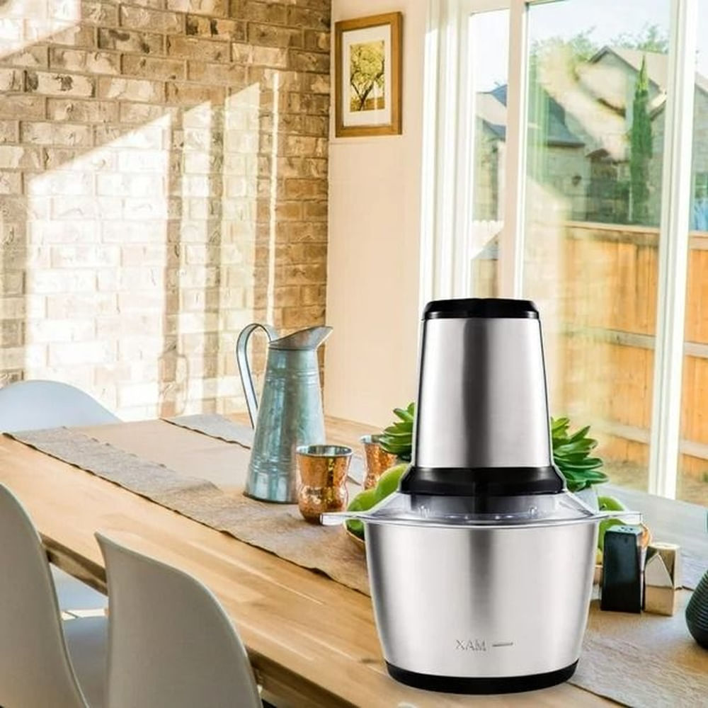 Picador Carne Eléctrica Triturador de Alimentos 2L Multicolor