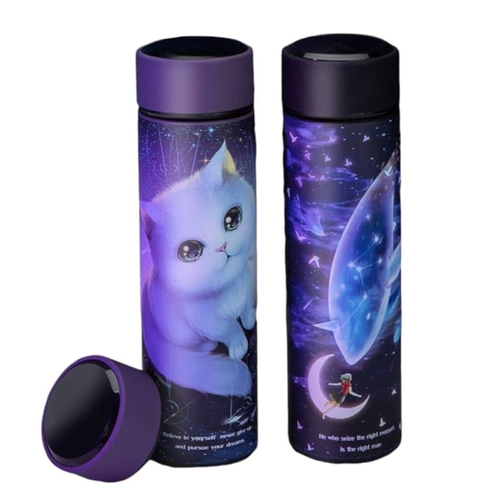 Termo de Acero Inoxidable 500ml Para Bebes y Niños Multicolor