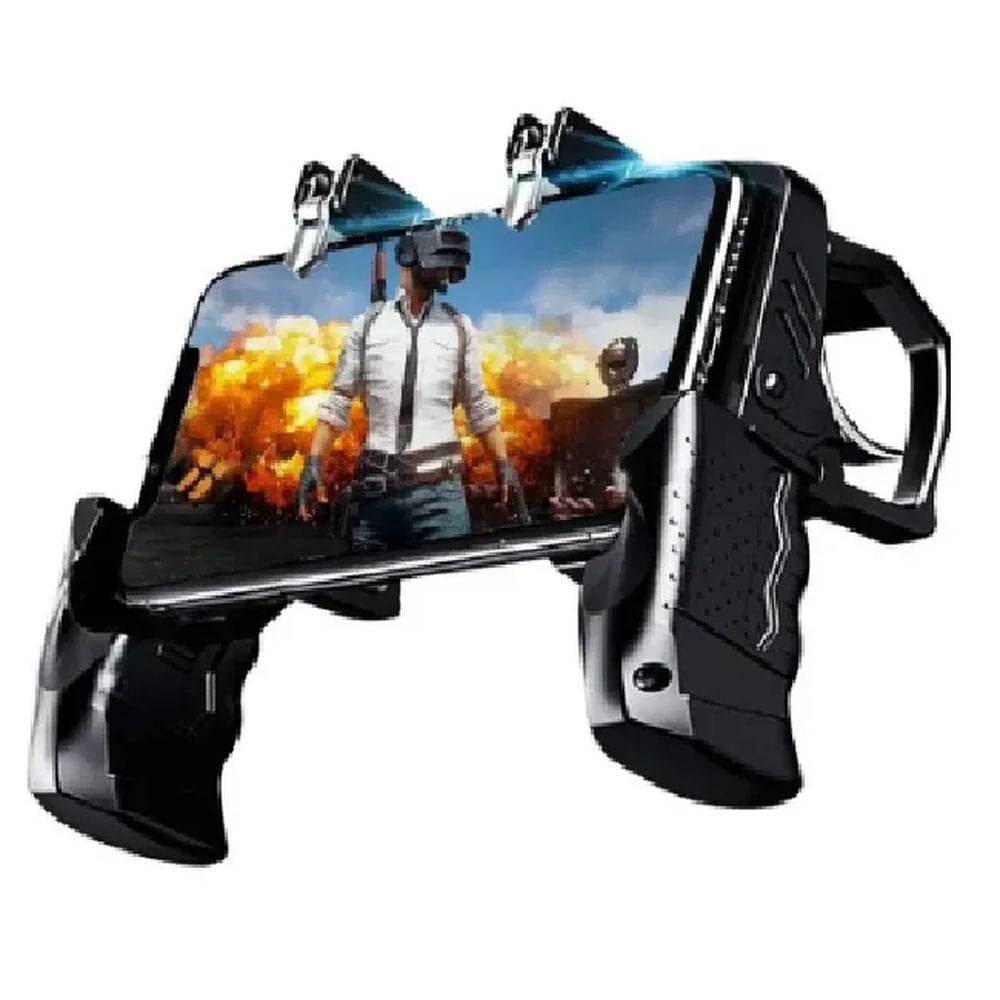Control K21 Para Juegos Móvil Con Gatillos y Agarre Ergonómico Multicolor