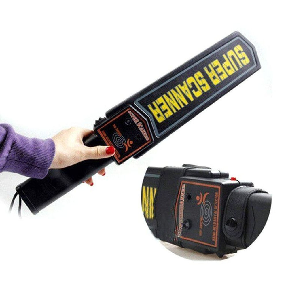 Varita Detector de Metales de Mano Escáner de Seguridad de Alta Sensibilidad Seguridad Multicolor