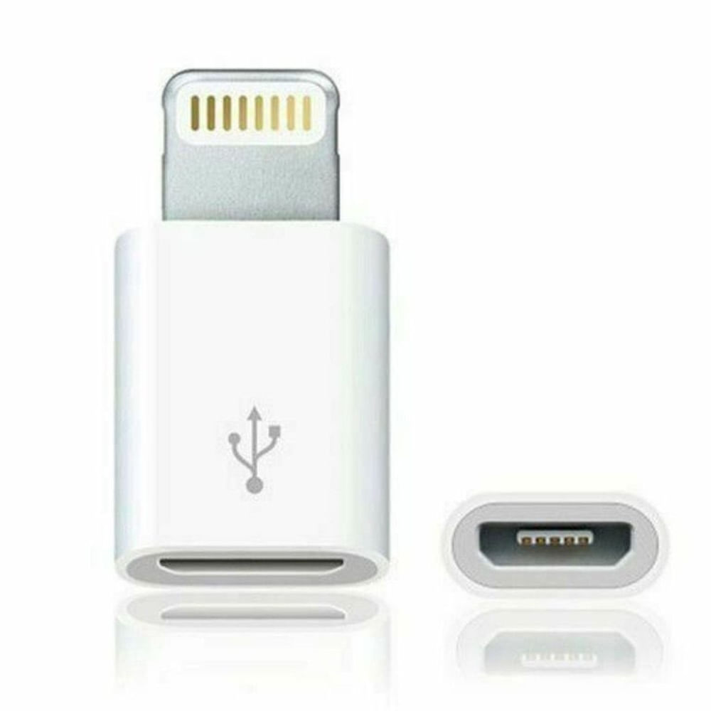 Adaptador Entrada V8 a Iphone Convertidor Micro USB A Iphone 8Pines Multicolor