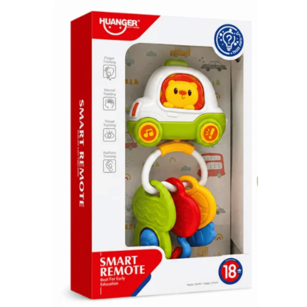 LLAVERO LEÓN DIDÁCTICO INTERACTIVO PARA BEBÉS