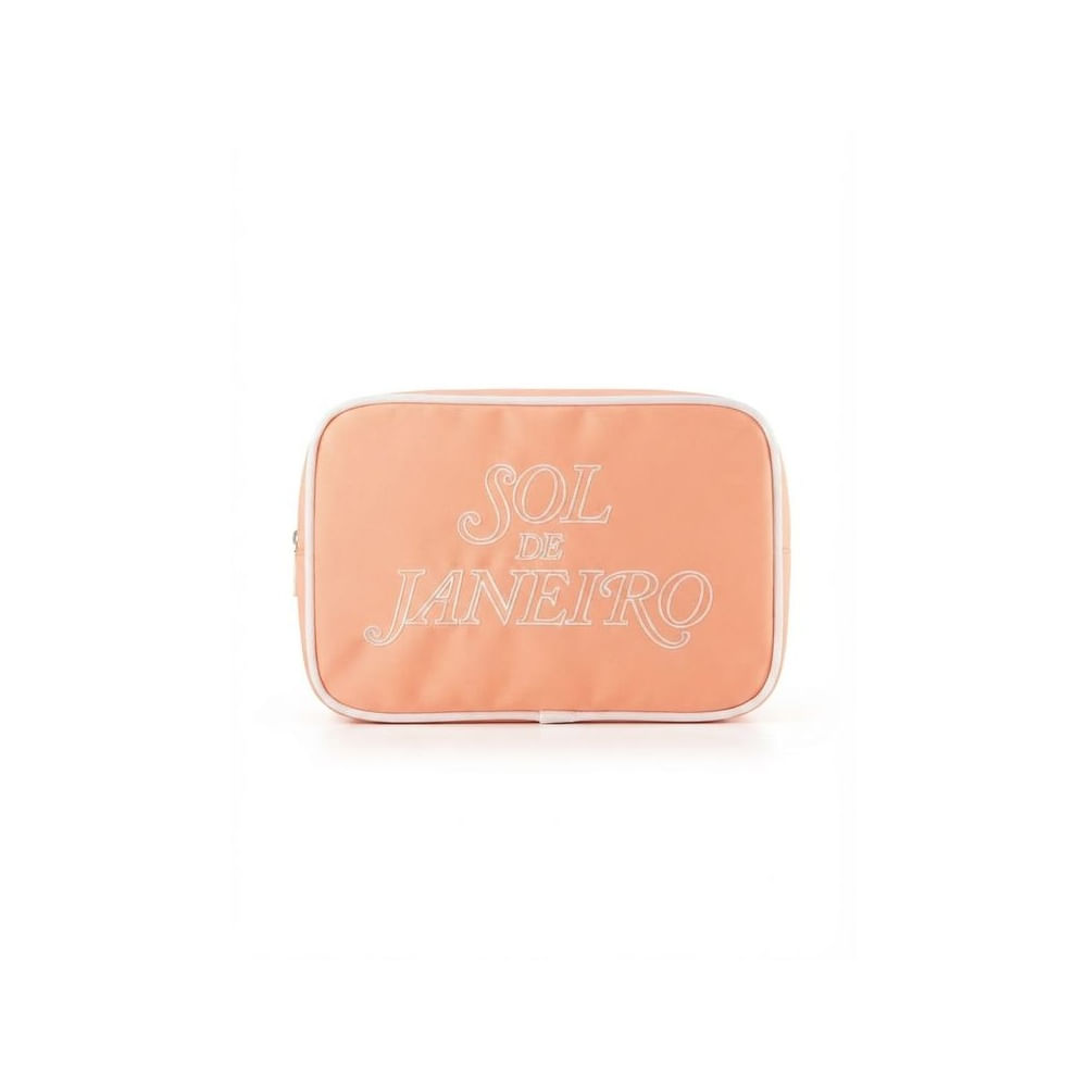 Cosmetiquero Sol De Janeiro Bordado Salmon Salmón