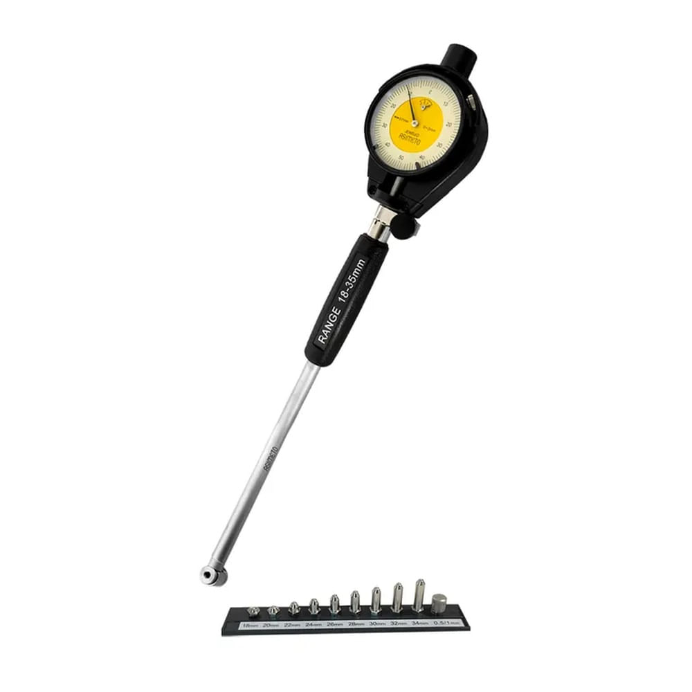 Alexometro 18-35 mm x 0.01 mm Cod. 484-21-0 Negro Brillante