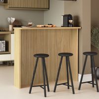 Mueble Isla de Cocina Woodline 125cm Orange
