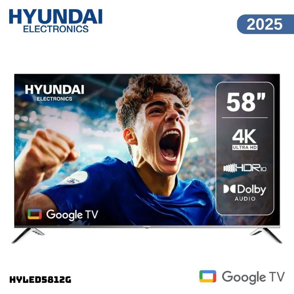 TELEVISOR HYUNDAI 58 SMART TV GOOGLE TV 4K UHD LED - HYLED5812G