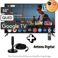 Televisor Blakline 50 Pulgadas QLED UHD 4K Google TV BL50-T6210QD Promoción Antena Digital
