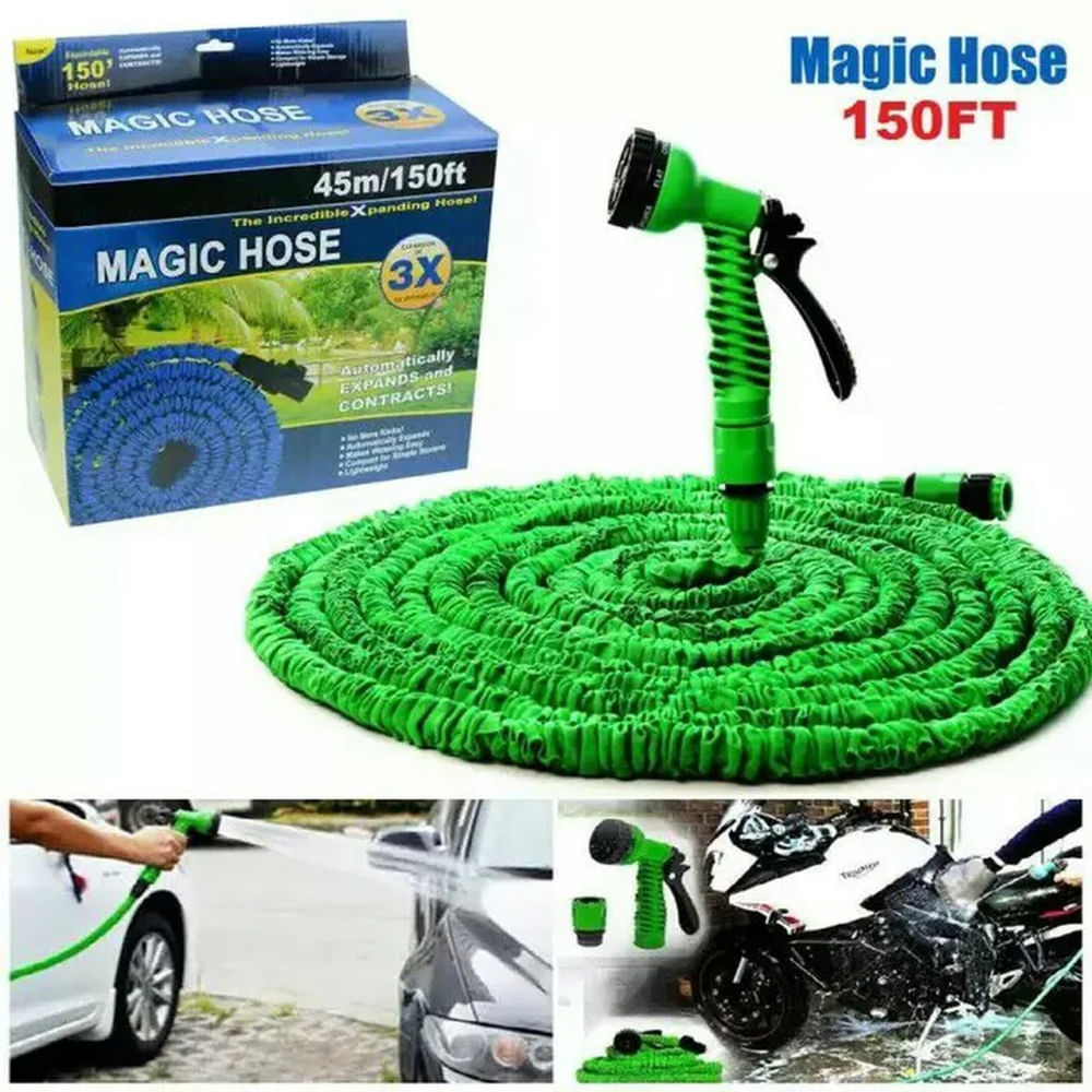 Manguera Expandible Magic Hose Hasta 45 Metros Multicolor