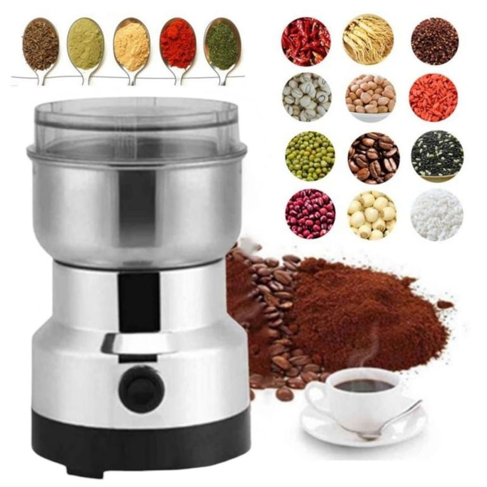 Mini Molinillo de Acero Inoxidable Electrico Silver 150watts 300ml Multicolor