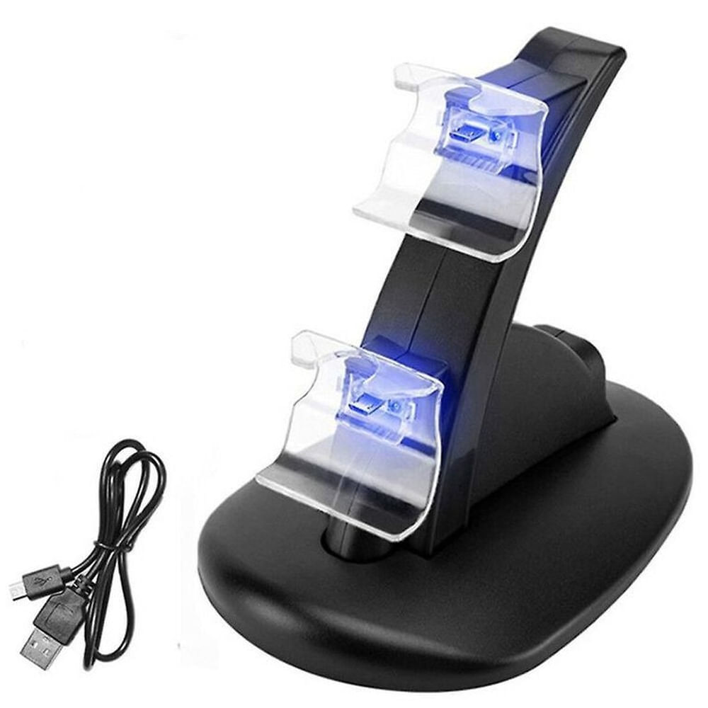 Cargador Para Mandos Dual Shock PS4 Slim Pro P4002B Multicolor