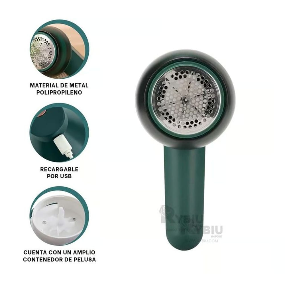 Removedor Recargable para Pelusilla Elimina Pelusa Multicolor