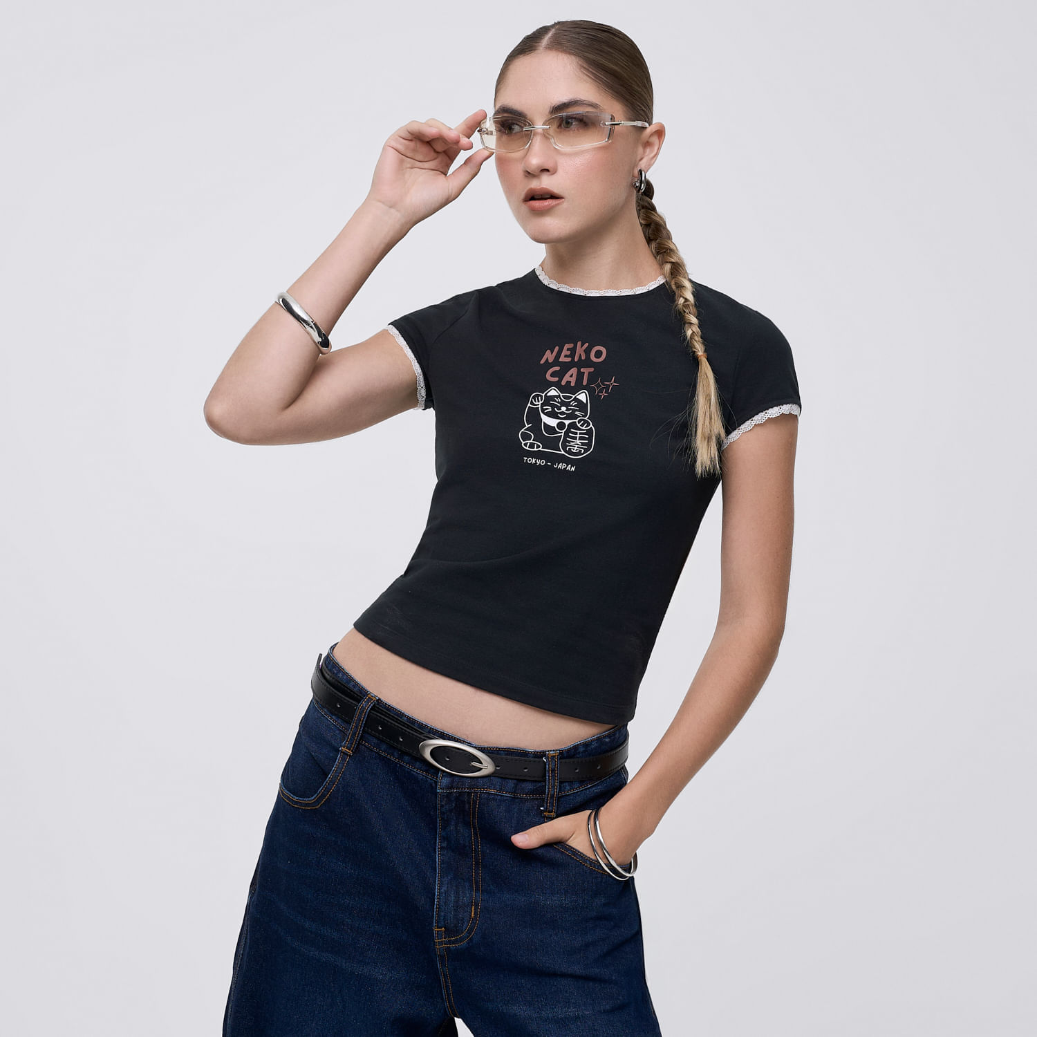 Polo Mujer City Hypnotic Manga Corta Negro M
