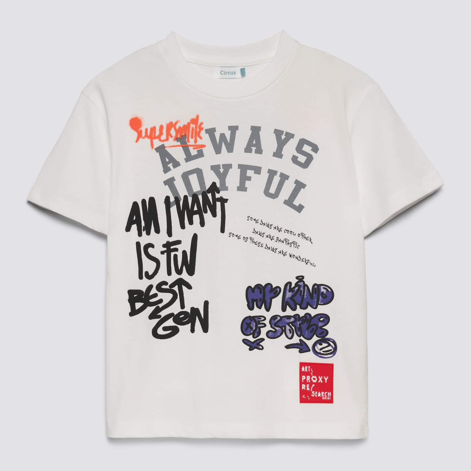 Polo Manga Corta Niño Graf Circus Ecru Talla 10