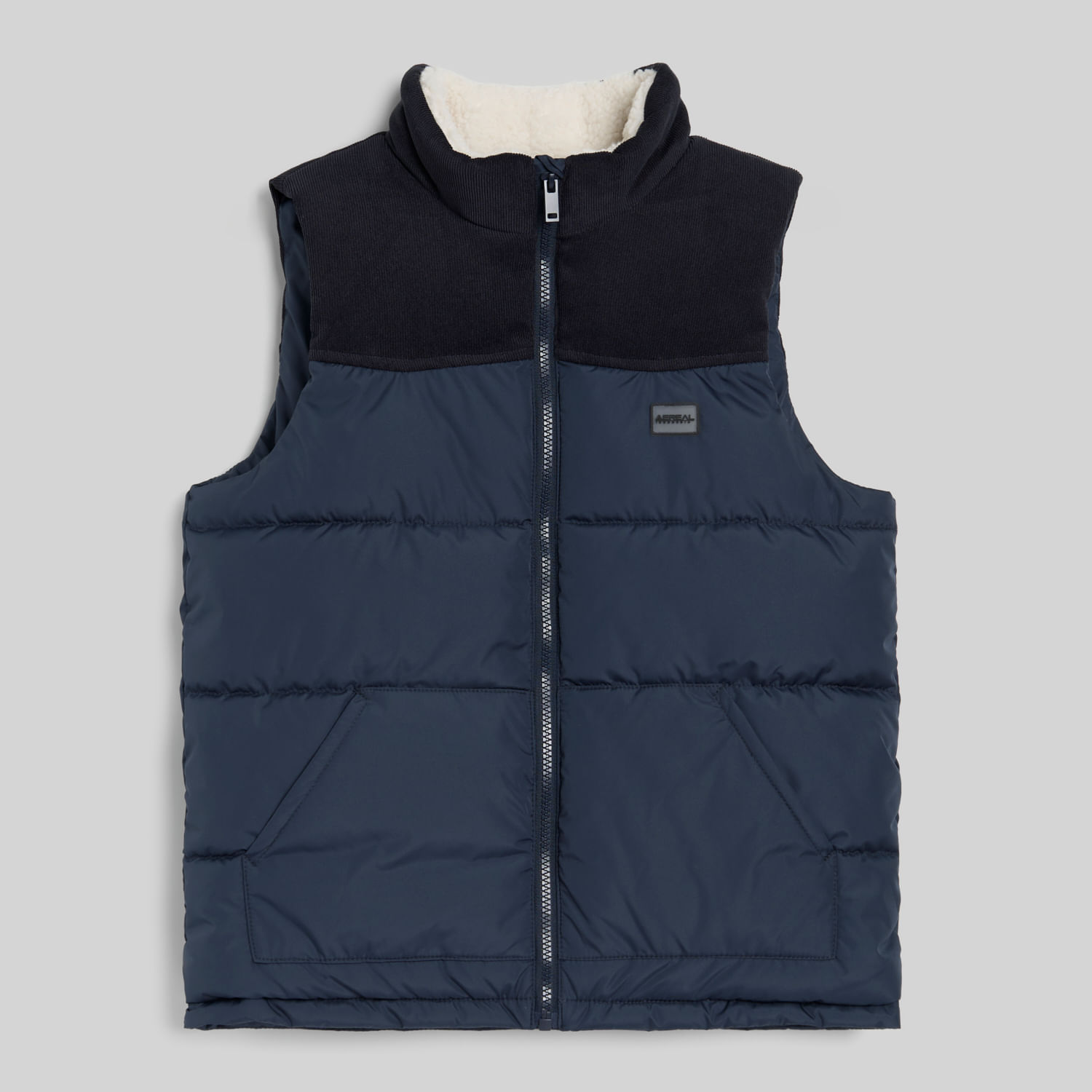 Chaleco Teen Niño Cord Aereal Azul Talla 12