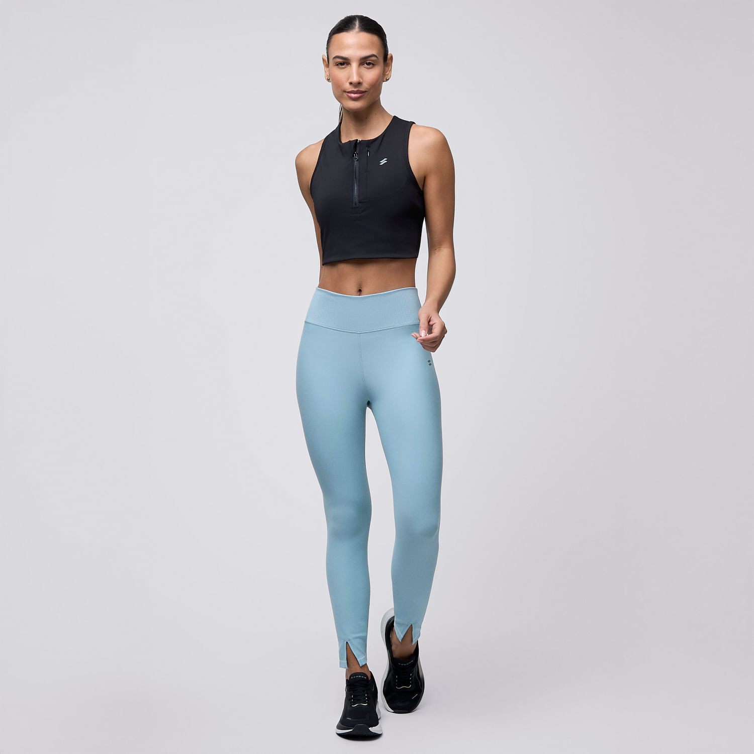 Mallas Deportivas Mujer Abertura Podium Verde Xl