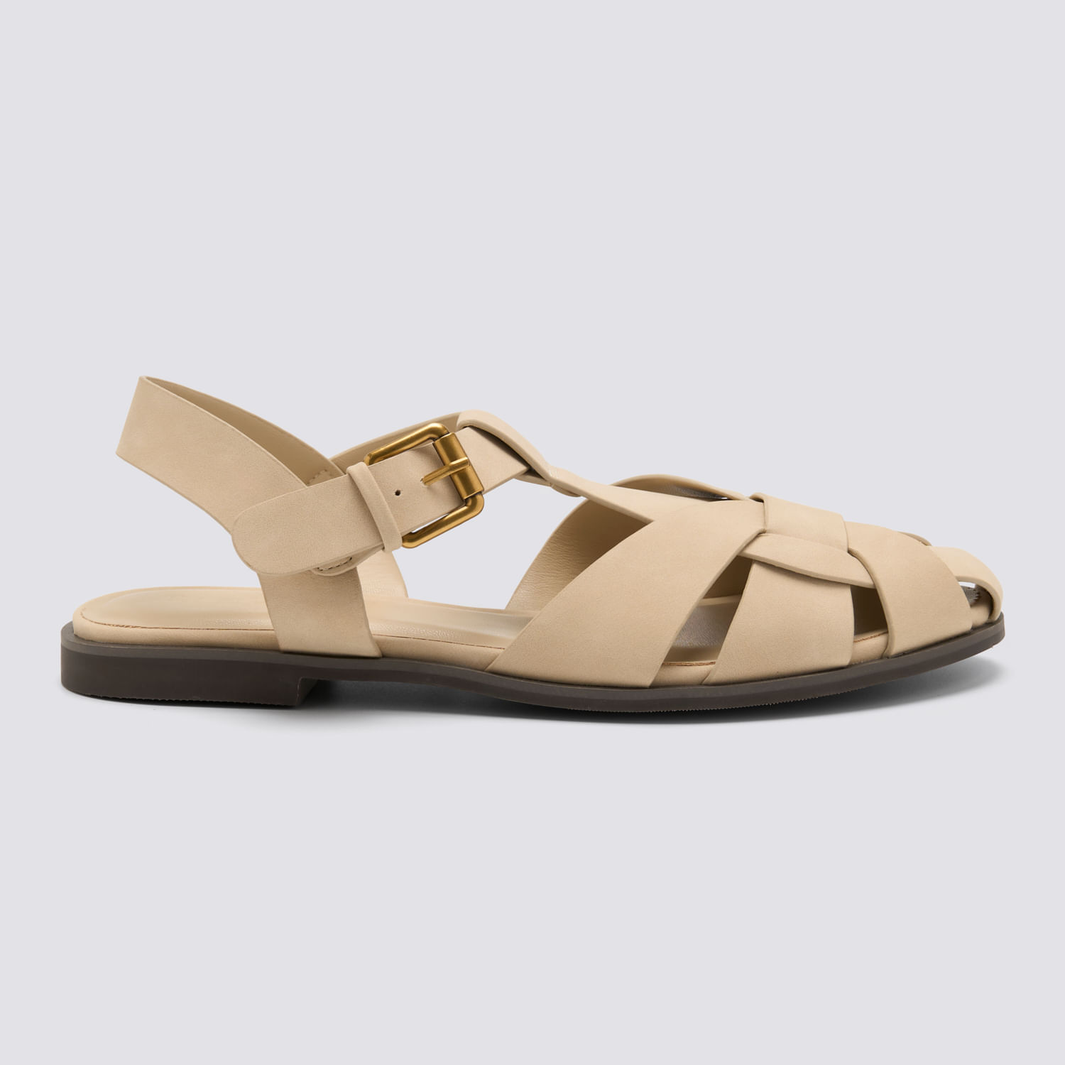 Sandalias Mujer Ecru Cangrejera Malabar 38