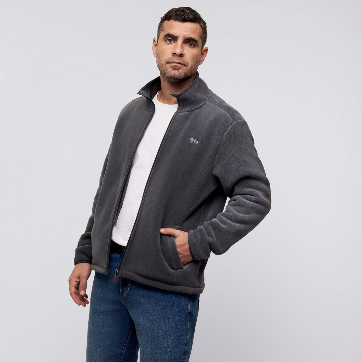 Polera Hombre Polar Parche The Royal Parks British Club Navy Talla S