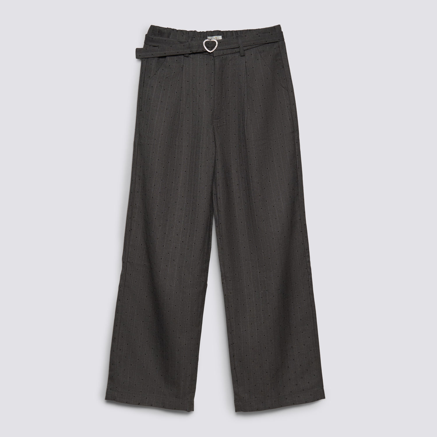 Pantalón Teen Niña Cute Studs Zubito Gris Talla 16