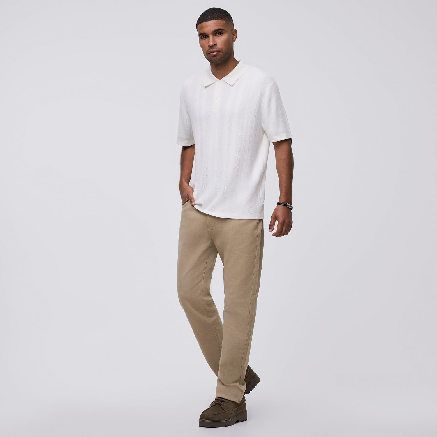 Pantalón Hombre 5 Bolsillos Malabar Beige Talla 32
