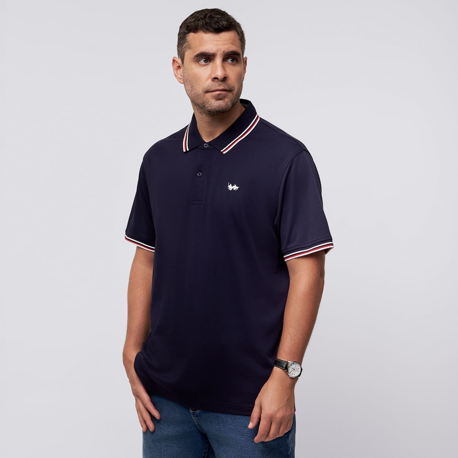 Polo Hombre Jersey Detalles The Royal Parks British Club Navy Talla M