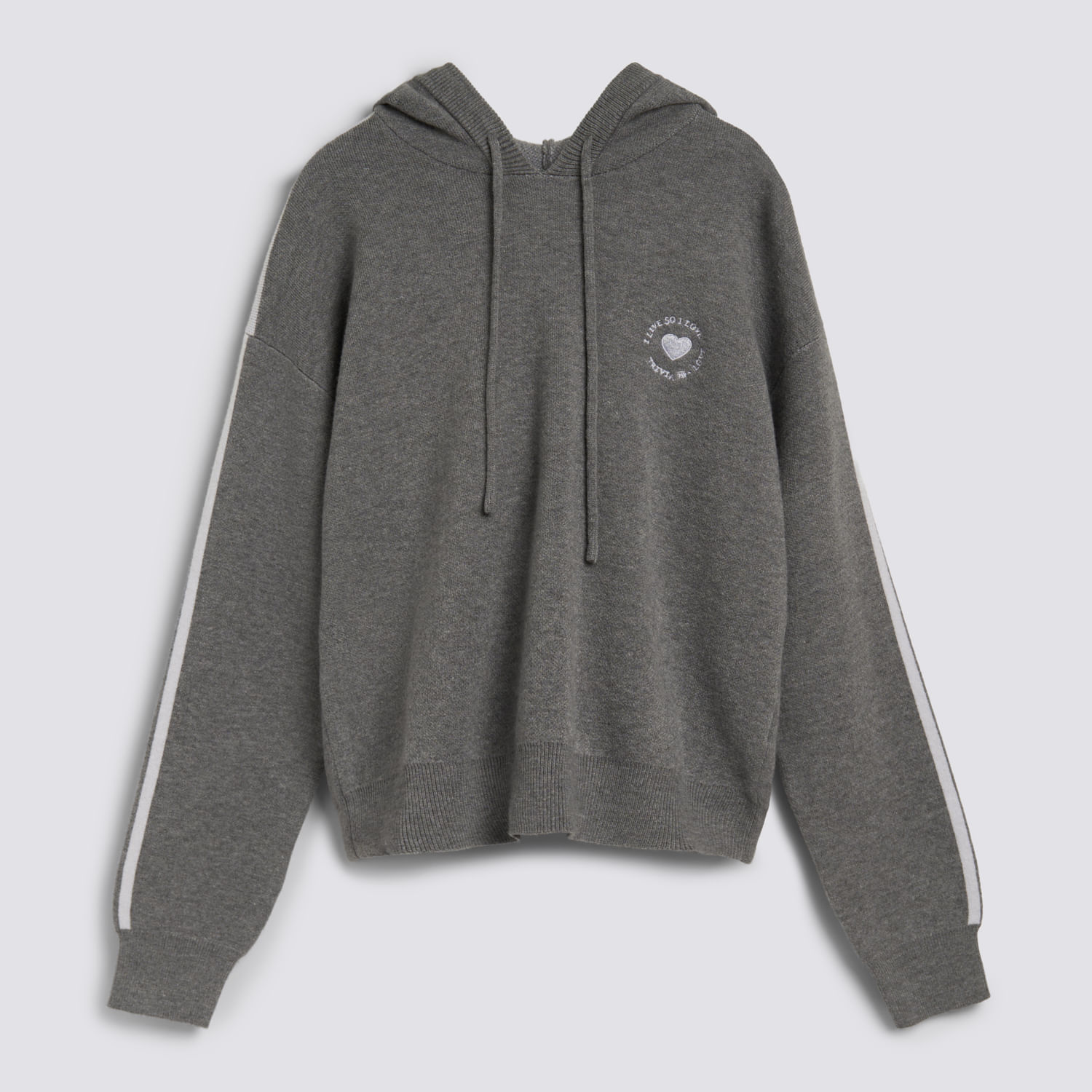 Chompa Para Teen Niña Cute Hoddie Zubito Gris Talla 16X