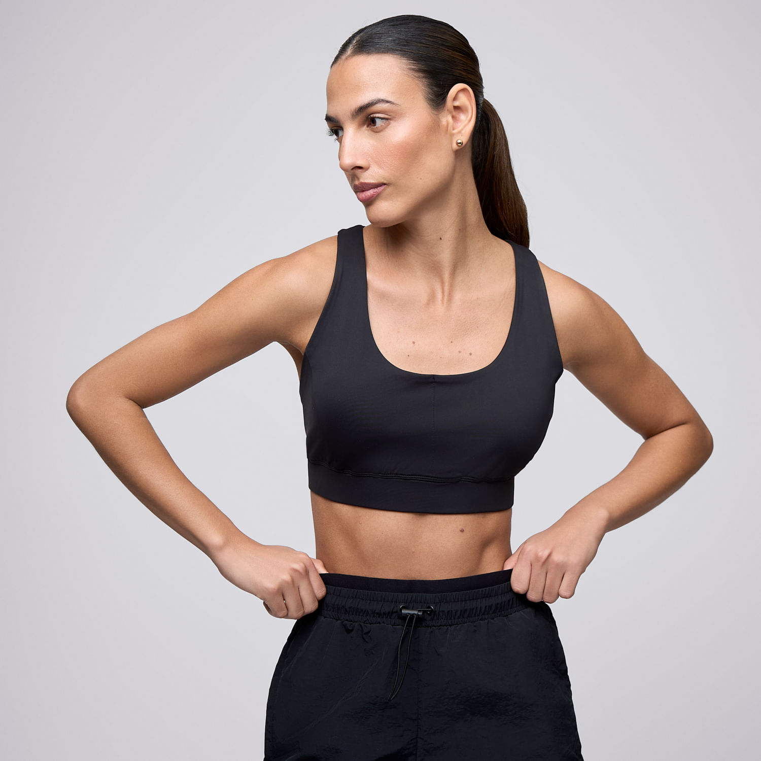 Top Deportivo Mujer Bas Podium Negro Xl