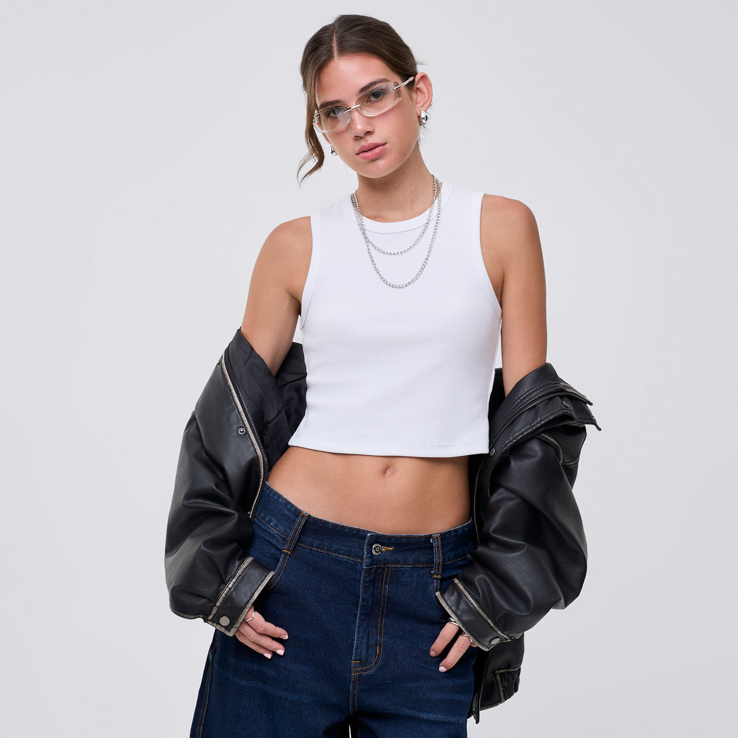 Polo Mujer Top Hypnotic Sin Manga Blanco Xs