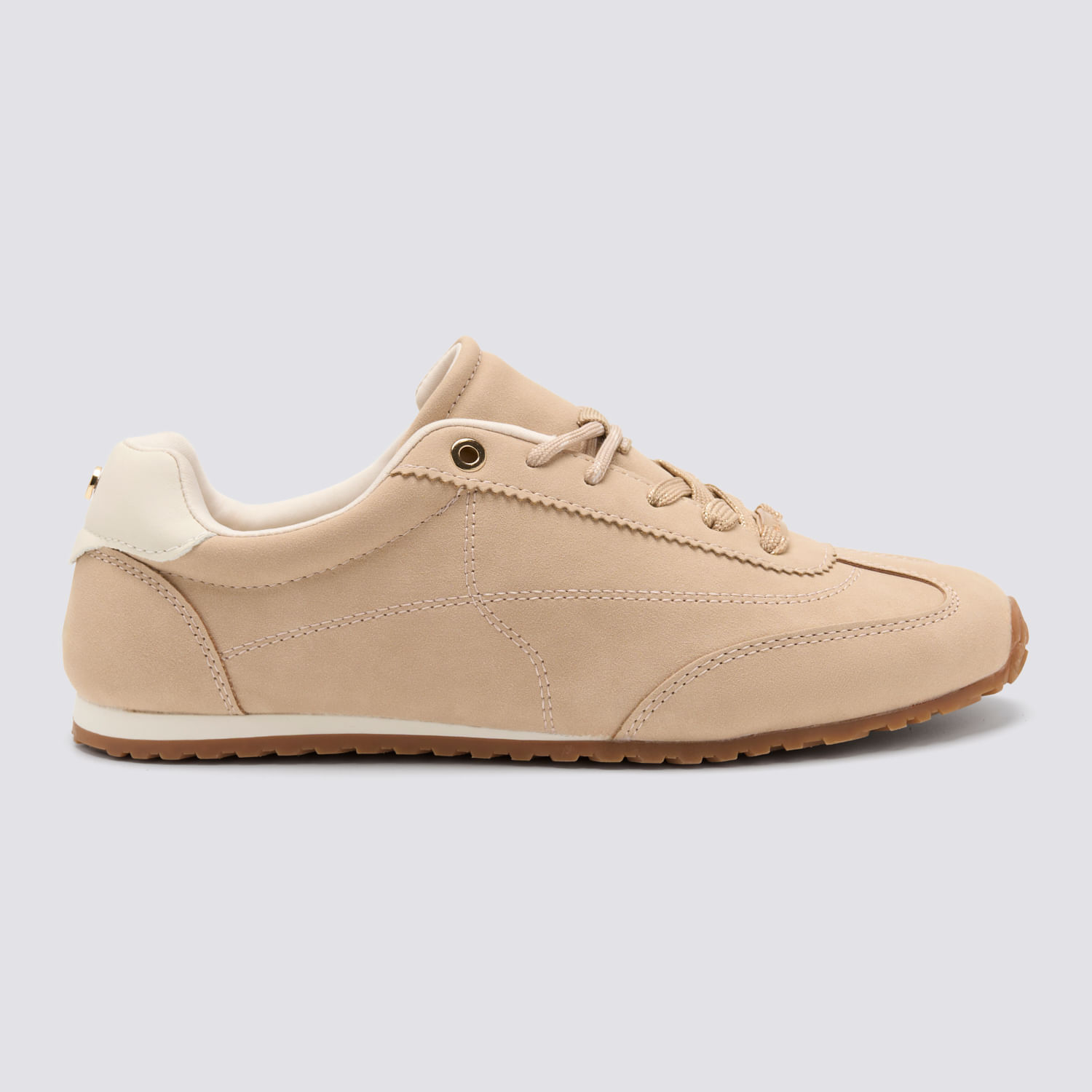 Zapatillas Urbanas Mujer Beige Suedelo Malabar 38