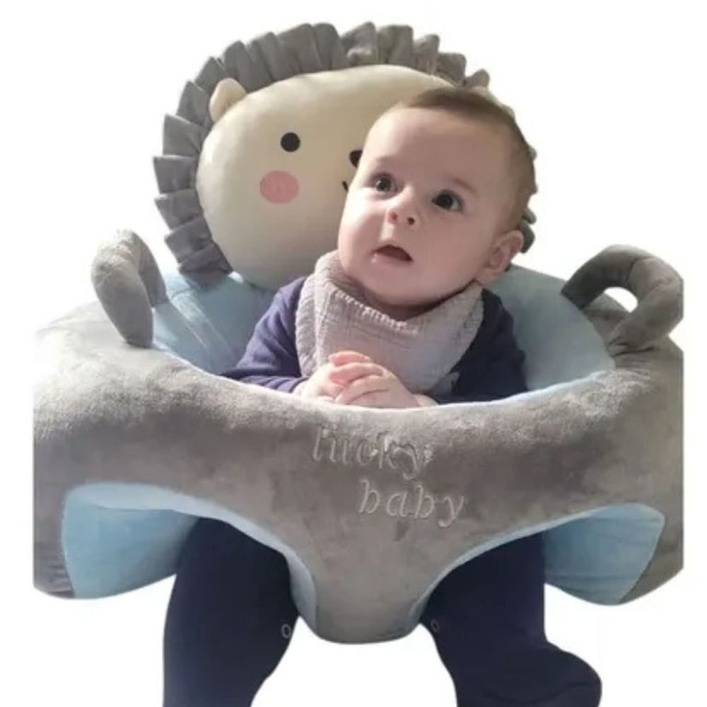 ASIENTO DE APOYO LUCKY BABY - LEONCITO Plomo