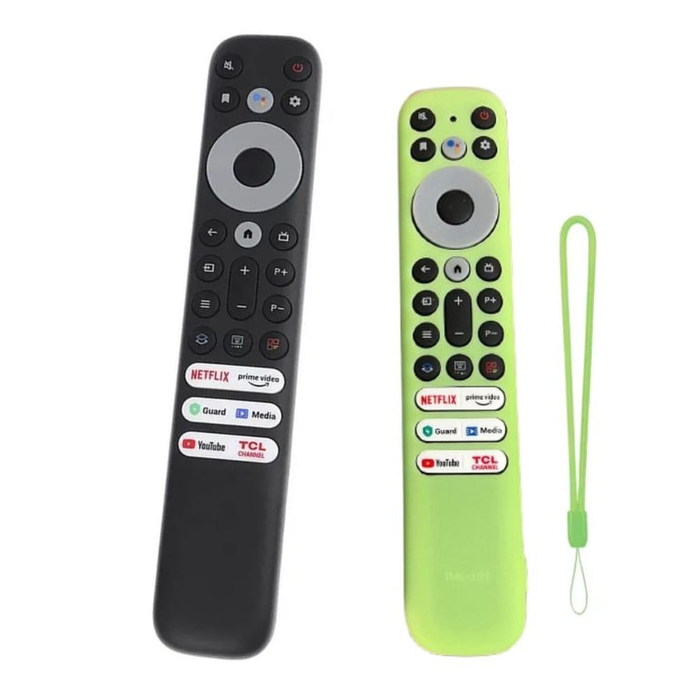 Control para Tv TCL con funda verde luminiscente Verde